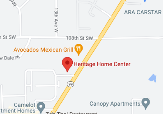 heritage home center location on google map